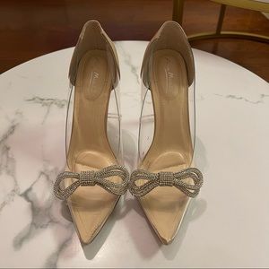Clear Bow Heels